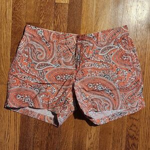 Paisley Print Women's Shorts
